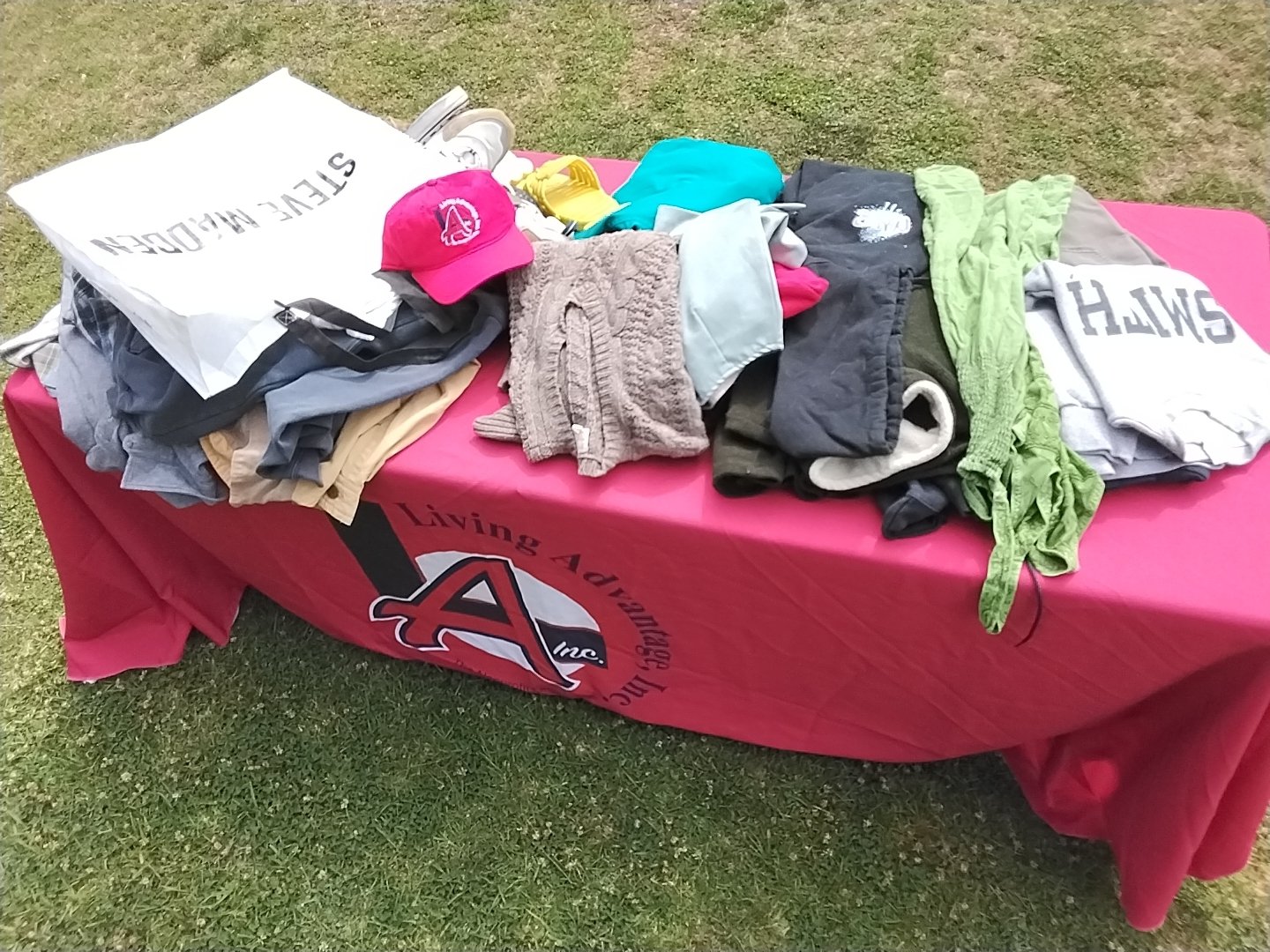 Donated textiles