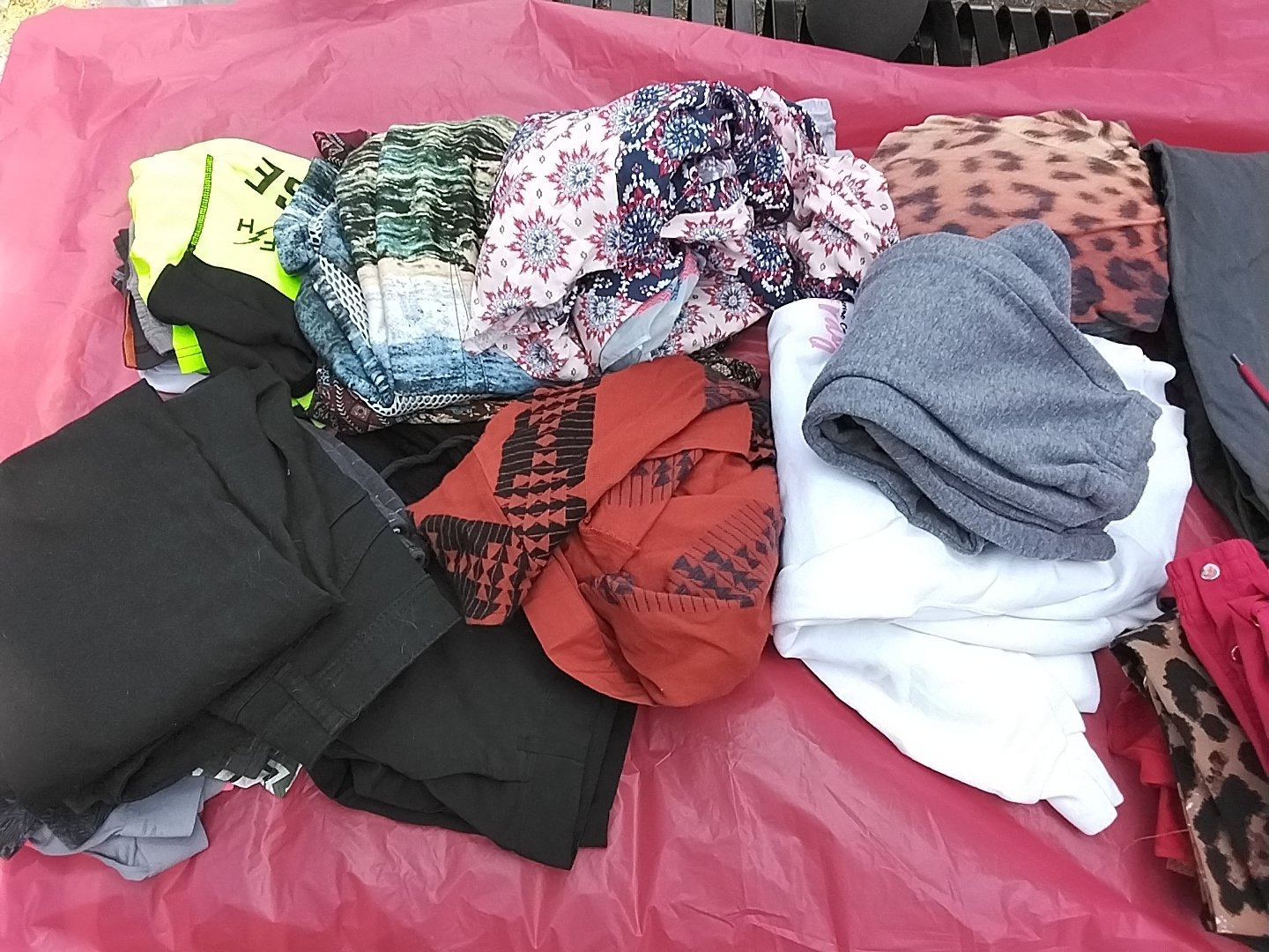Donated textiles