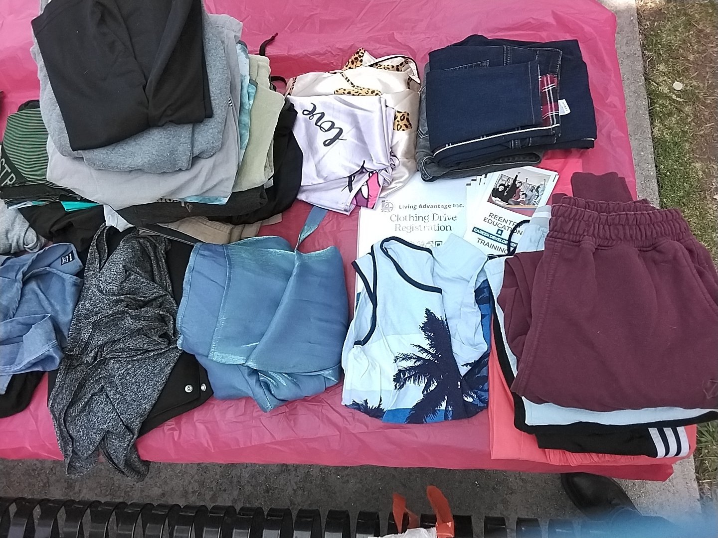 Donated textiles