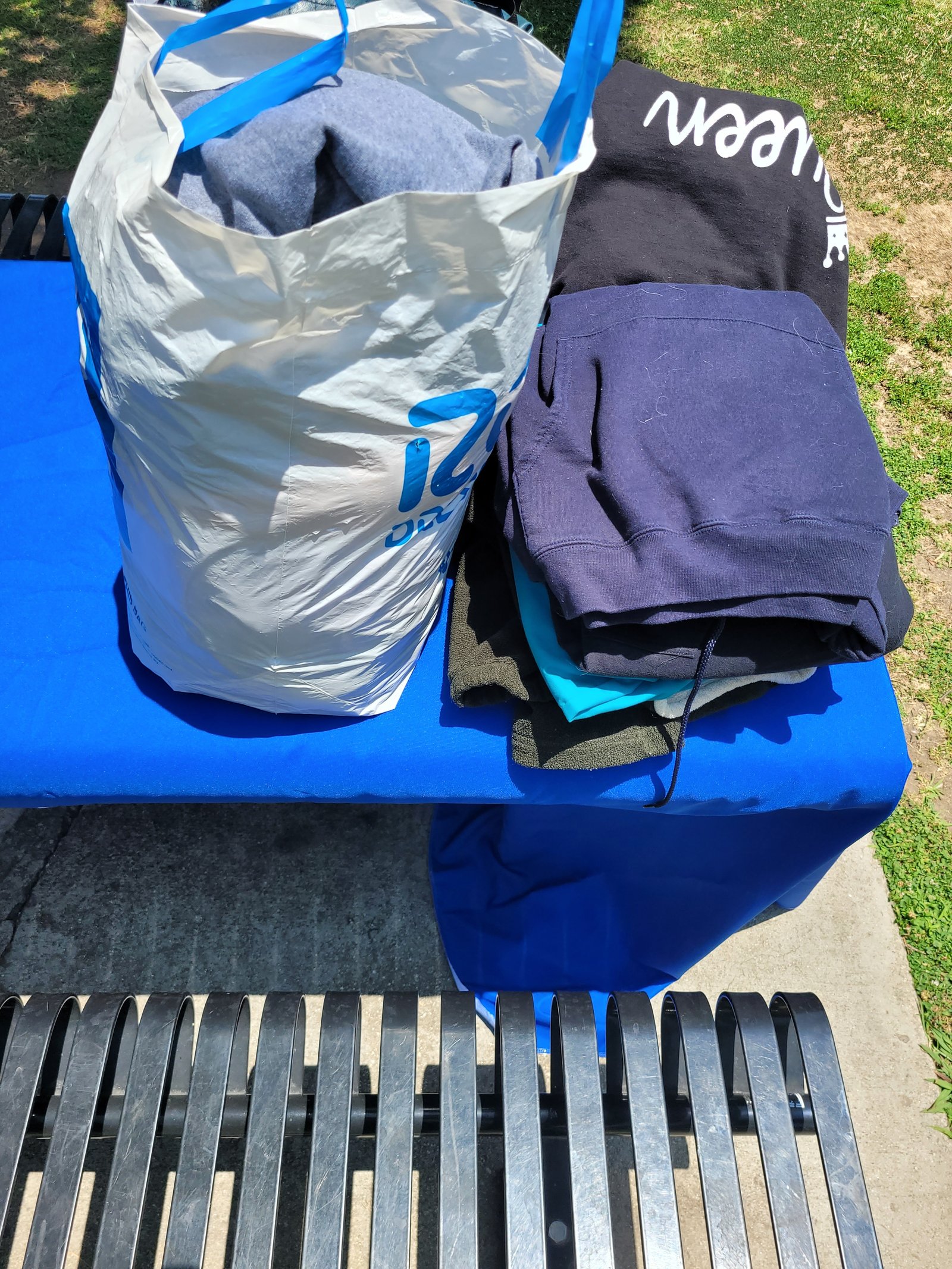 Donated textiles
