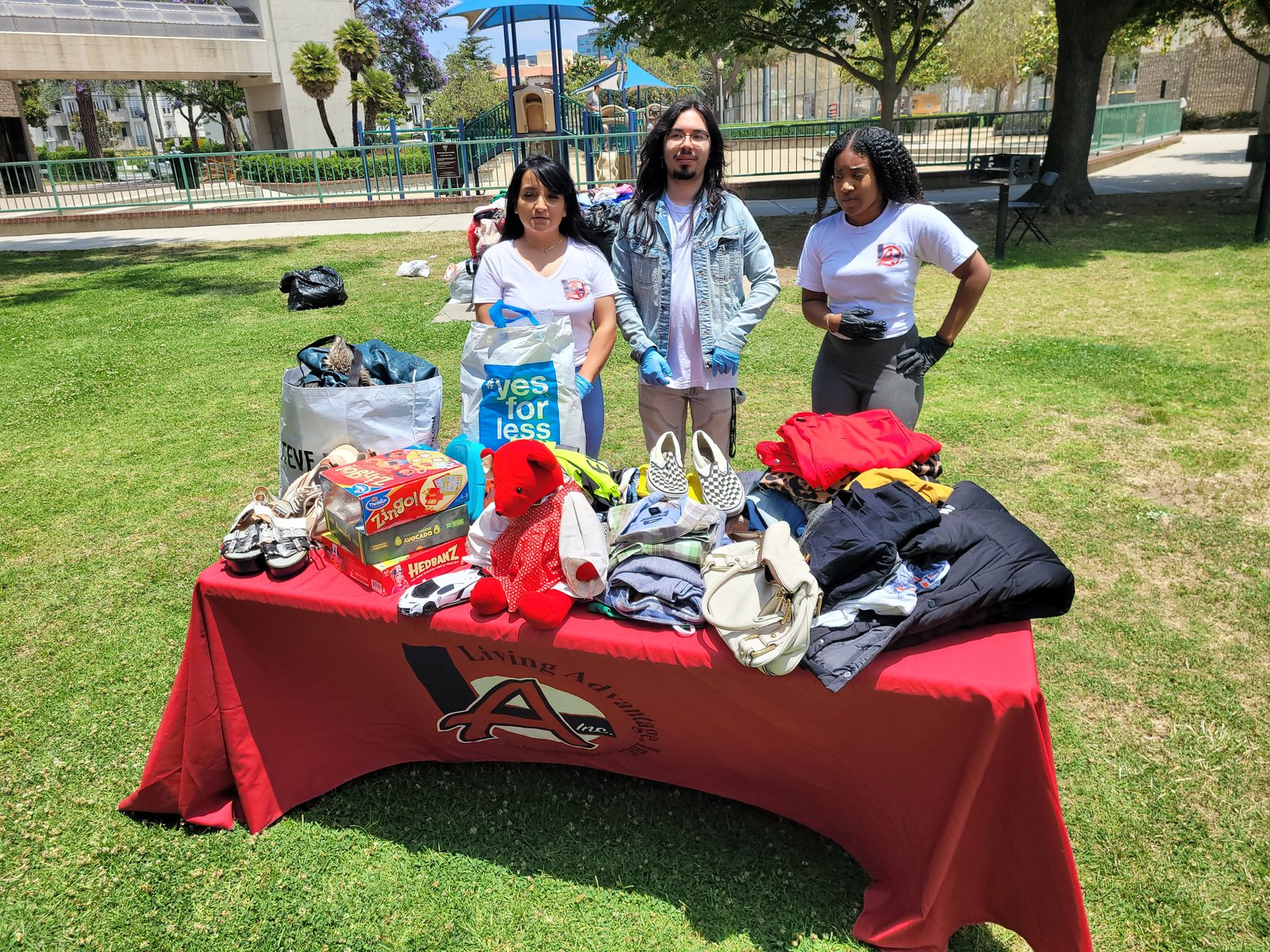 Donated textiles