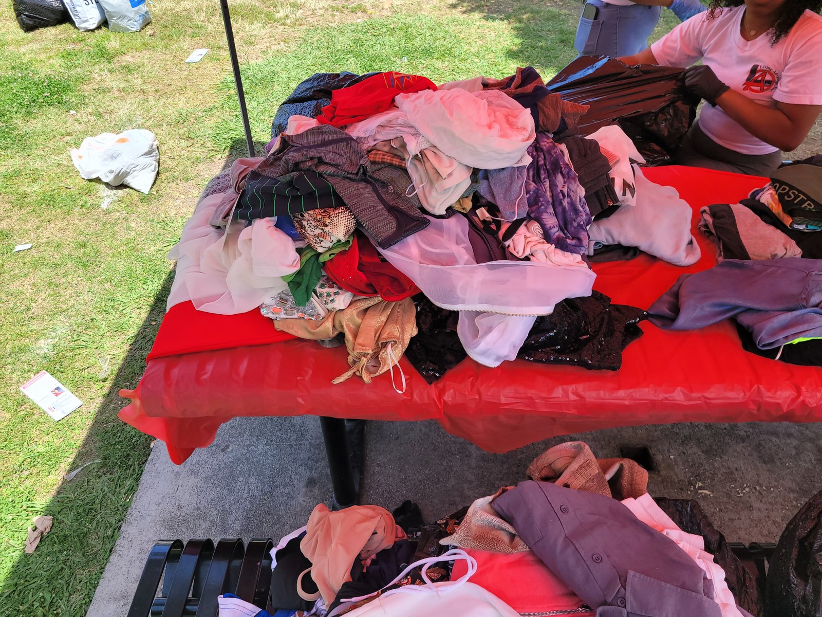 Donated textiles