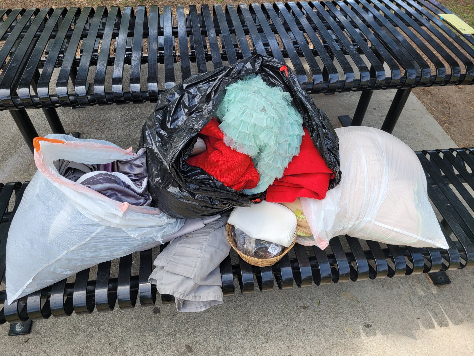 Donated textiles