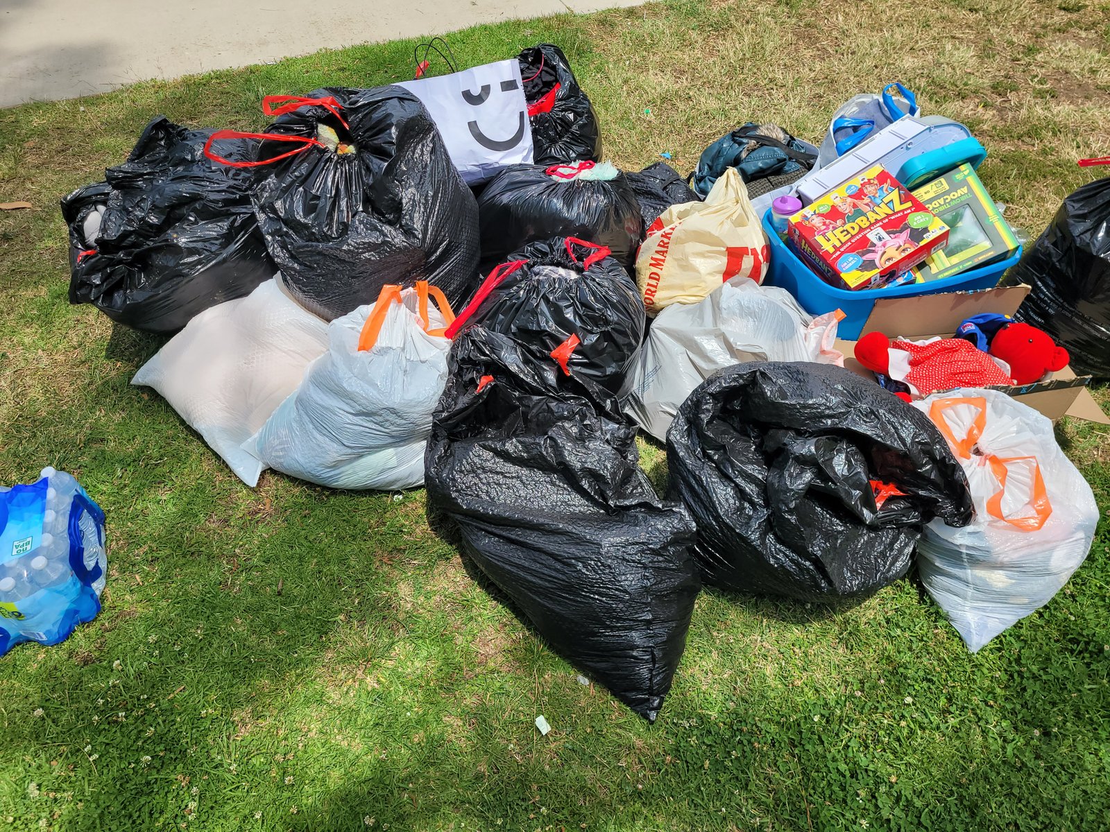 Donated textiles